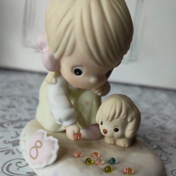 Precious Moments Growing in Grace Figurine Age 8 1995, PMI 163759 - Picture 1 of 4